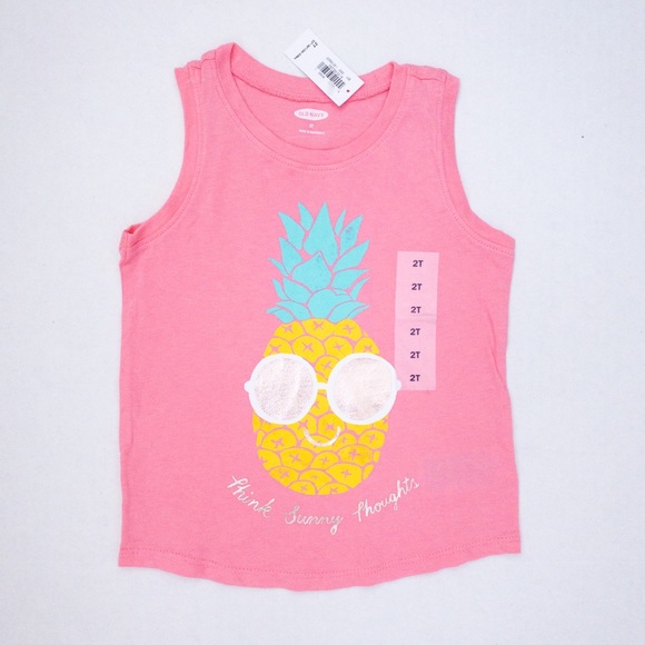 Old Navy playtime tank tops (size 2T) NWT - Picture 2 of 4